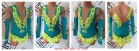 Suit for art gymnastics The article 4697 Sizes: growth of 122-128 centimeters - www.artdemi.ru