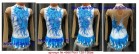 Suit for art gymnastics The article  4568 Sizes: Growth of 128-136 centimeters - www.artdemi.ru