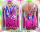 Suit for art gymnastics The article  5129 Sizes: Growth of 136-146 centimeters - www.artdemi.ru