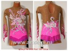 Suit for art gymnastics The article  5229 Sizes: Growth of 108-11 centimeters - www.artdemi.ru