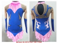 Suit for art gymnastics The article № 4818 Sizes: Growth of 108-115 centimeters - www.artdemi.ru