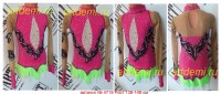 Suit for art gymnastics The article № 4719 Sizes: Growth of 138-148 centimeters - www.artdemi.ru