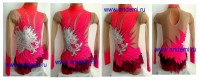 Suit for art gymnastics The article № 004533 Sizes: Growth of 112-120 centimeters - www.artdemi.ru