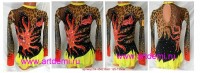 Suit for art gymnastics The article № 4562 Sizes: Growth of 125-136 centimeters - www.artdemi.ru