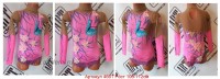 Suit for art gymnastics The article 4661 Sizes: Growth of 106-112 centimeters - www.artdemi.ru