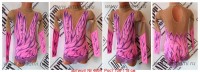 Suit for art gymnastics The article № 4664 Sizes: Growth of 106-118 centimeters - www.artdemi.ru
