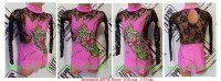 Suit for art gymnastics The article 4674 Growth of 105-111 centimeters - www.artdemi.ru