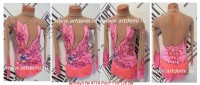 Suit for art gymnastics The article № 4714 Growth of 118-128 centimeters - www.artdemi.ru