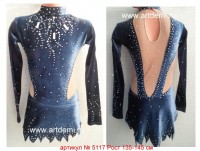 Suit for art gymnastics The article № 5117 Growth of 135-145 centimeters - www.artdemi.ru