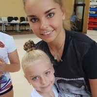 Master class of rhythmic gymnastics champions Dina and Arina Averina